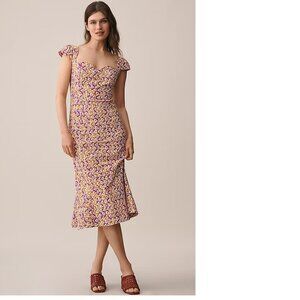 ANTHROPOLOGIE The Cecily Fit & Flare Sweetheart Dress by Maeve size S new nwt